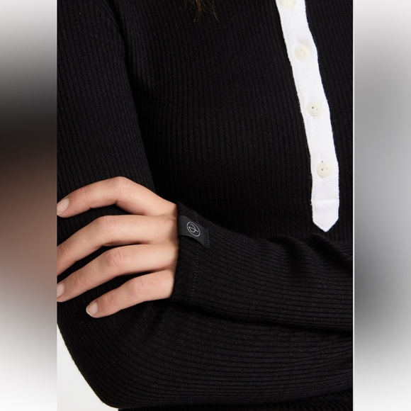 Rag & Bone The Knit Colorblock Polo M - Picture 4 of 15